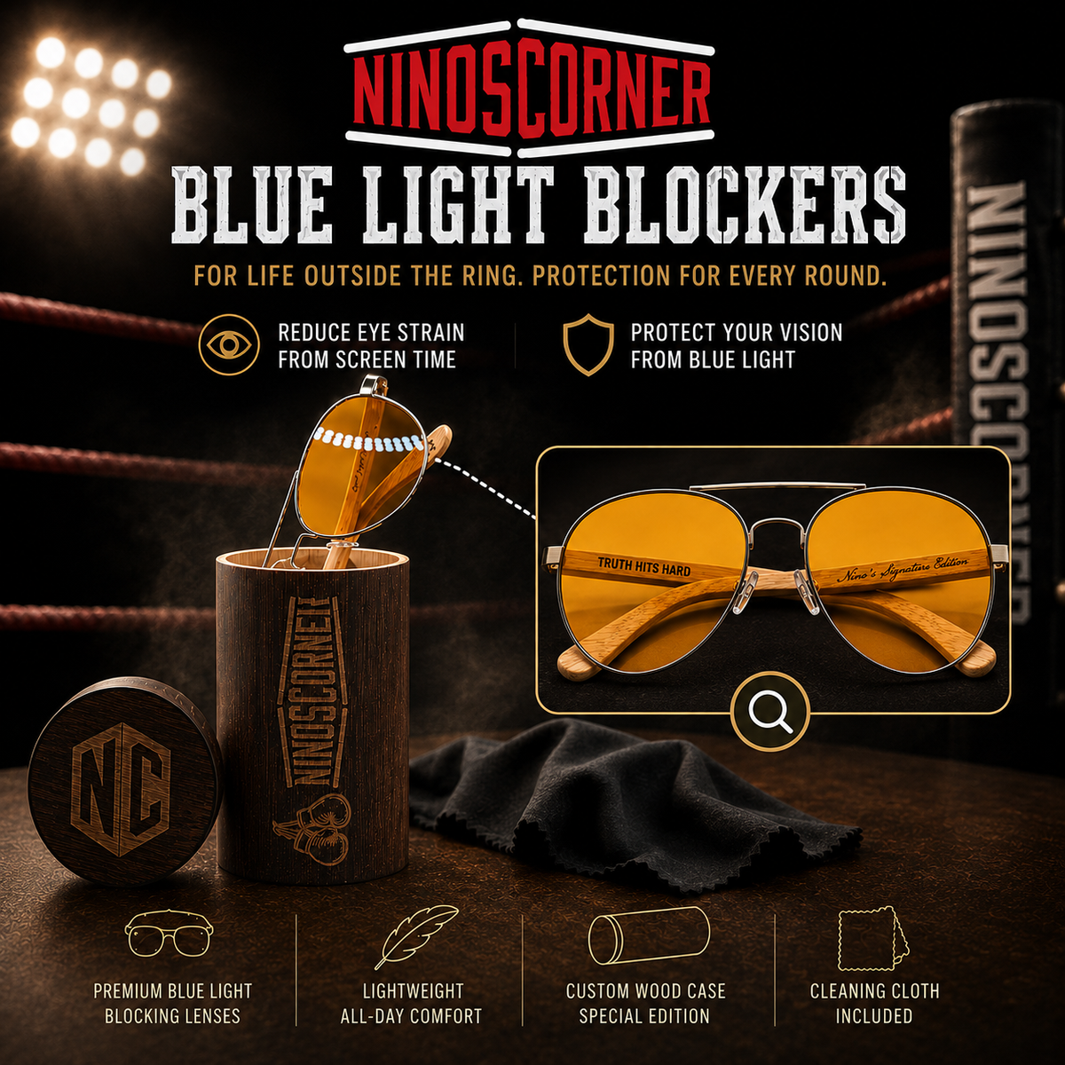 PREORDER: Nino's Blue Light Blockers