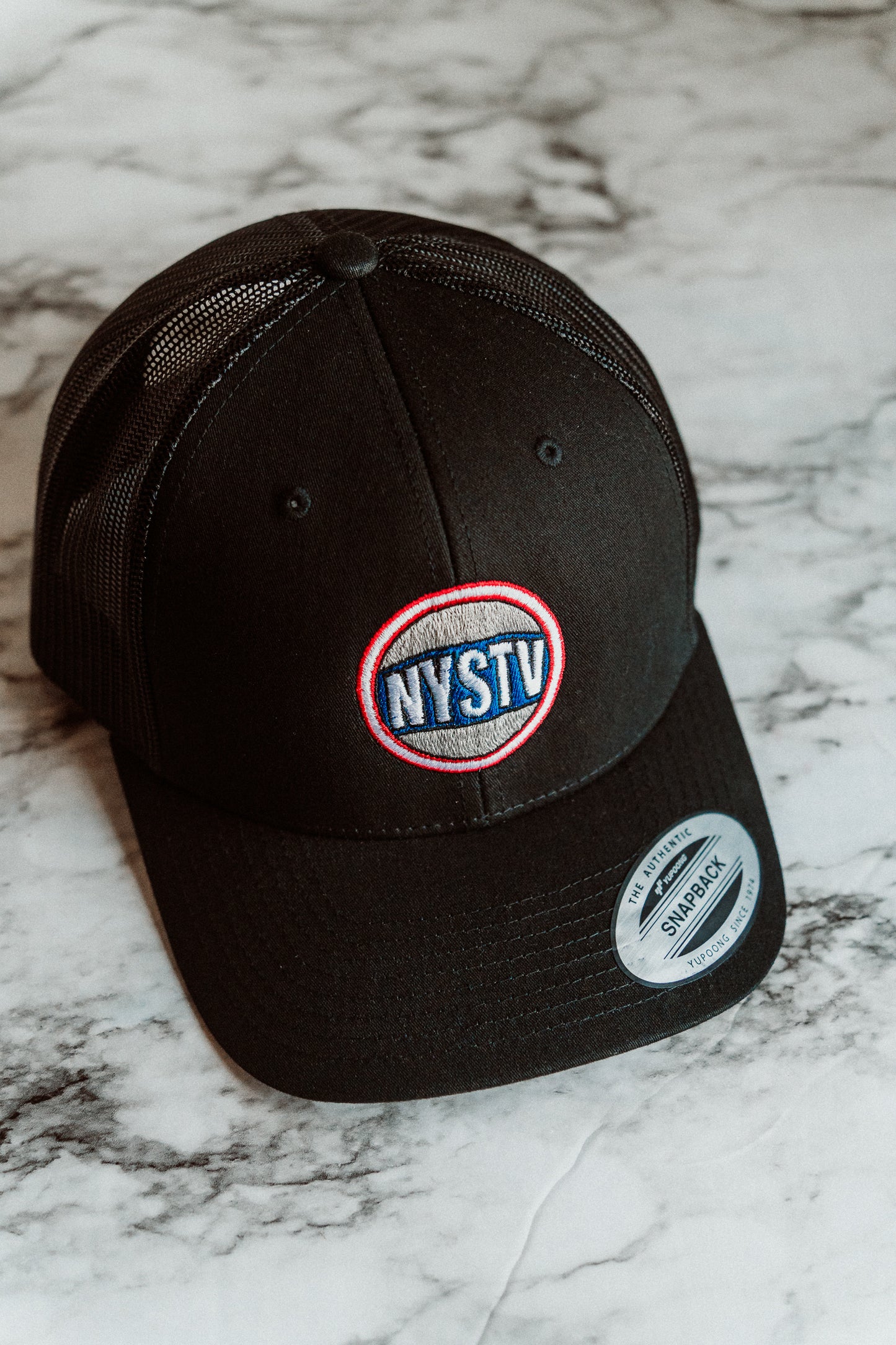 NYSTV Hat: custom embroidery