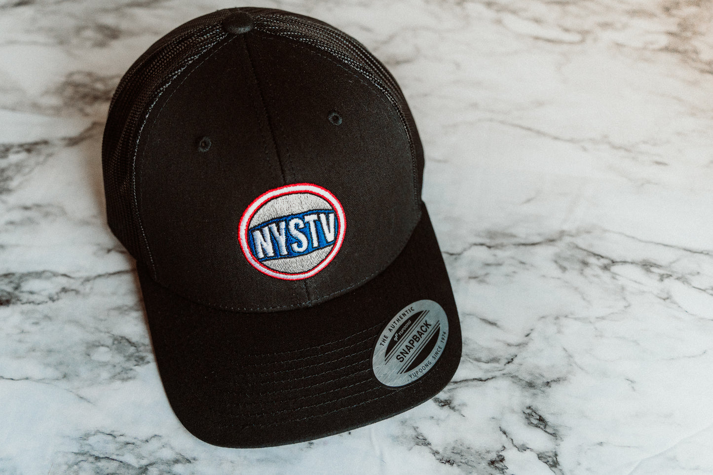 NYSTV Hat: custom embroidery